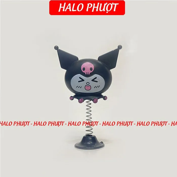 Bông hoa Kuromi gắn nón - Phụ kiện gắn nón bảo hiểm - Bông hoa gắn nón