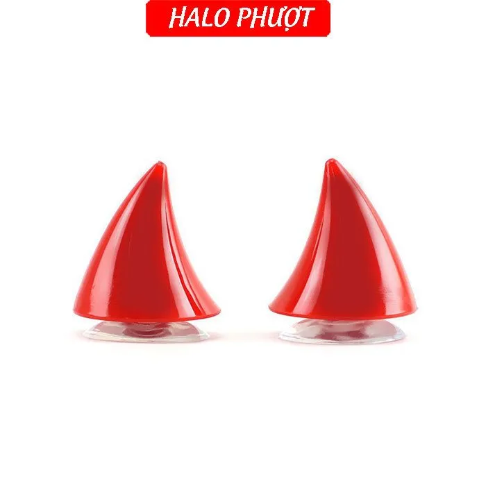 Sừng Mini Có Đế Gắn Nón Bảo Hiểm