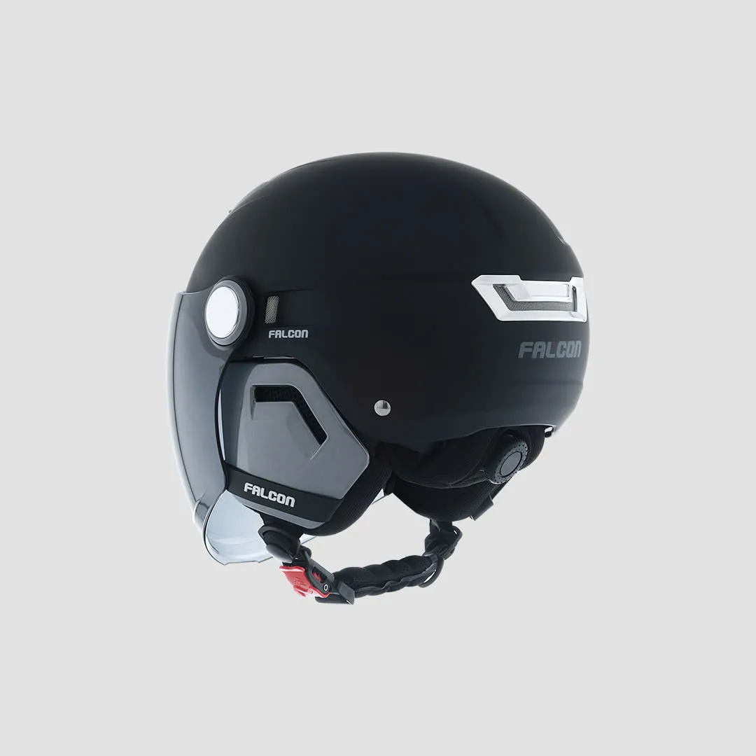 Nón Bảo Hiểm POC Falcon F17 Đen Nhám (Chuẩn Xe Máy)