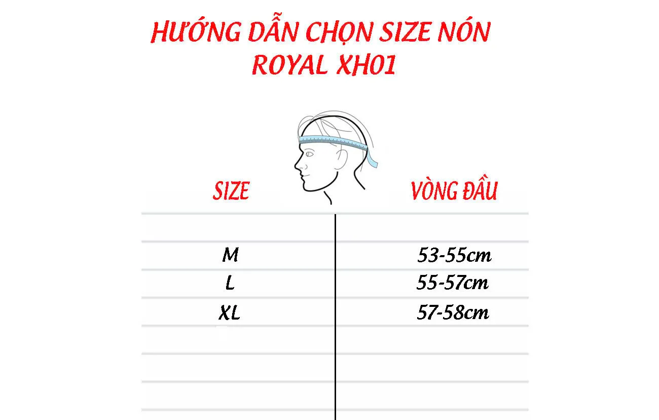 ( Tặng Tem KYT ) Nón bảo hiểm 3/4 Royal XH01 Dragon Boy (Lót tháo rời)
