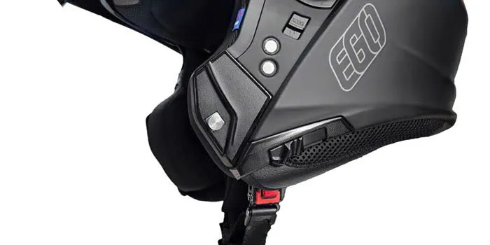 Mũ Bảo Hiểm Lật Hàm 2 kính EGO E91 Trắng Bóng