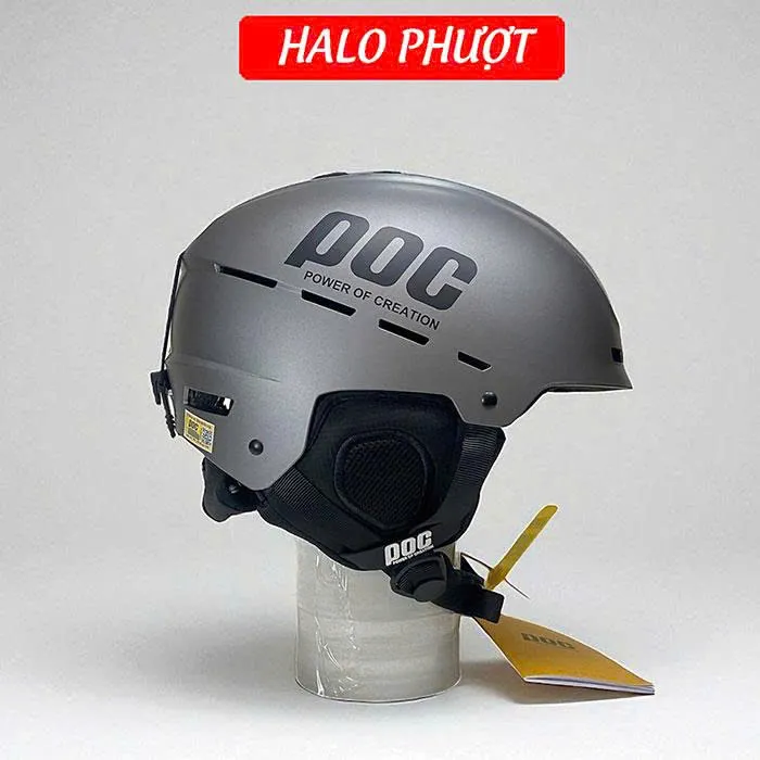 Mũ Bảo Hiểm POC P10 Xám Titanium Nhám (Chuẩn xe máy)