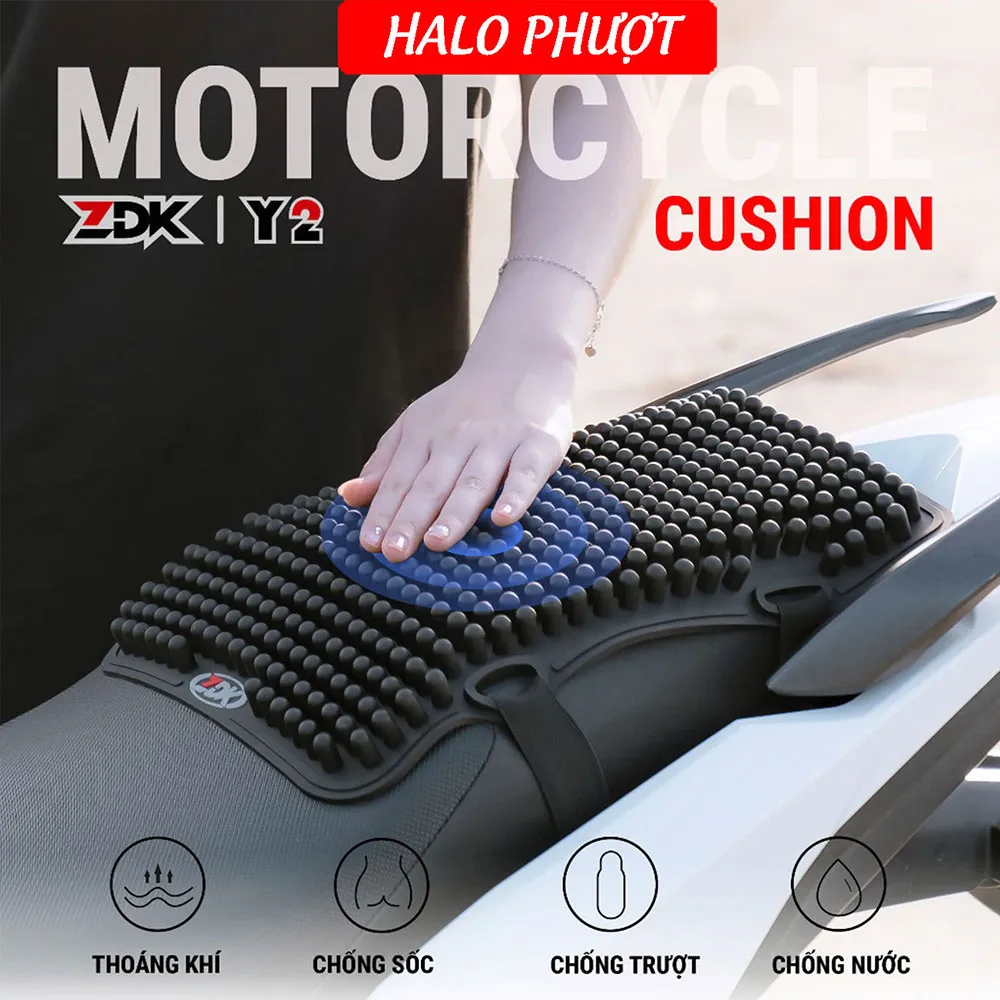 Đệm Lót Yên Xe Máy Cao Su ZDK Y1 và Y2
